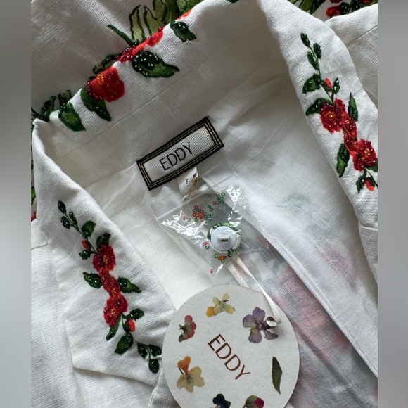 NWT Eddy Beaded Sloan Blazer x Larsen McDowell - Picture 3 of 4